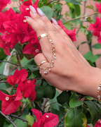 Saanjh (Double finger ring)