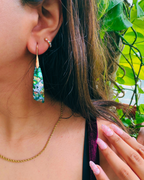 Emerald Mosaic Earrings