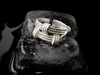 The Woven Silver Ring