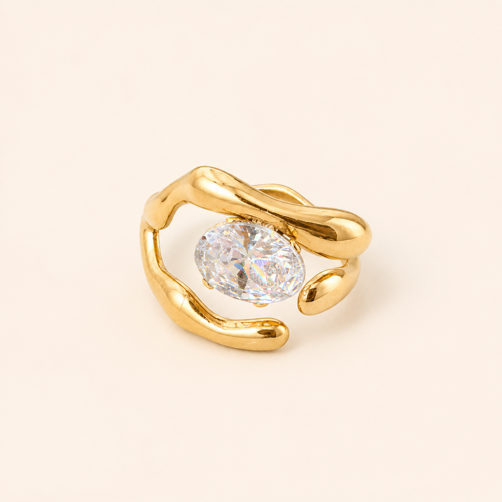 Crystal Tide Ring