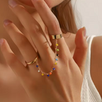 Saanjh (Double-Finger Ring)