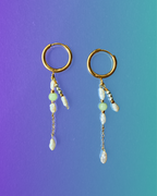 Sage & Pearl Earrings