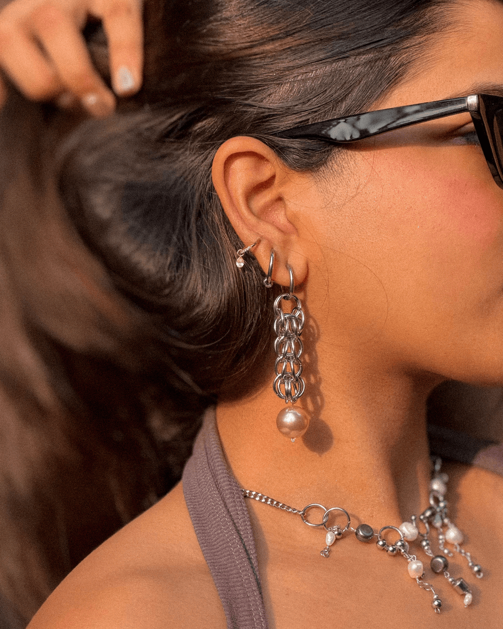 Violet & Blush Chainmail