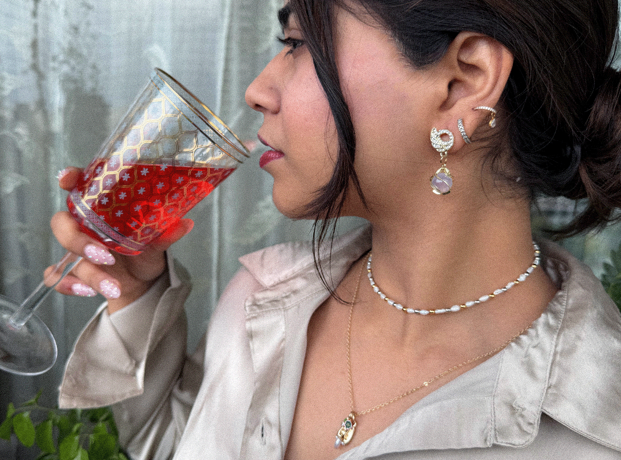 Celestial Stone Drop Earrings